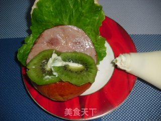 果蔬沙拉汉堡的做法步骤：4
