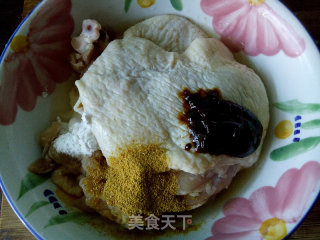 照烧鸡腿饭的做法步骤：2