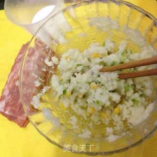 培根卷芝士奶酪土豆泥的做法步骤：4
