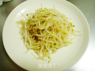 银芽火腿的做法步骤：4