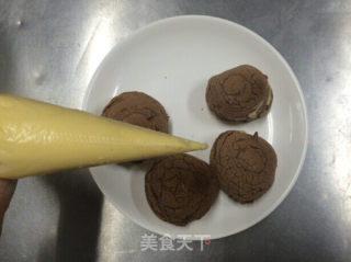 卡仕达酱巧克力泡芙的做法步骤：17