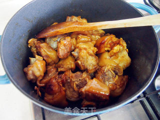 辣味炖猪蹄的做法步骤：6