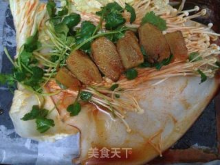 香烤鱿鱼卷金针菇的做法步骤：9