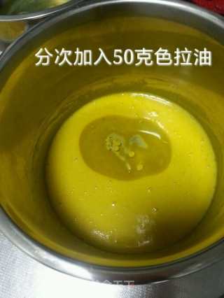 百香果戚风蛋糕的做法步骤：9