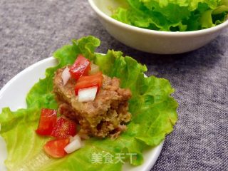 ^Q^蒸汉堡肉饼  ☆蒸肉饼12的做法步骤：6