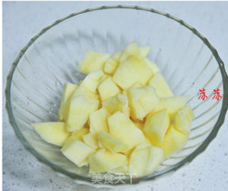 带来重重惊喜的【焦糖苹果面包】的做法步骤：1