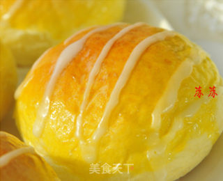 带来重重惊喜的【焦糖苹果面包】的做法步骤：9