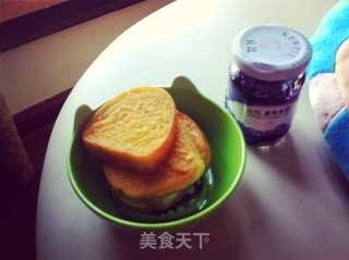 蓝莓味油馍•面包•的做法步骤：5