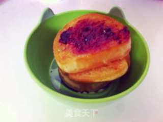 蓝莓味油馍•面包•的做法步骤：6
