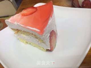 草莓慕斯蛋糕的做法步骤：12
