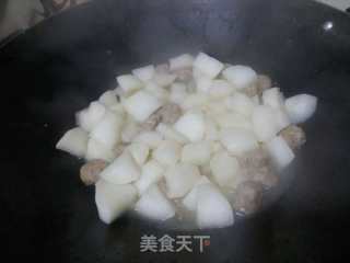 萝卜焖鱼肉丸的做法步骤：9