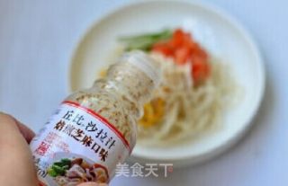 沙拉凉面的做法步骤：11