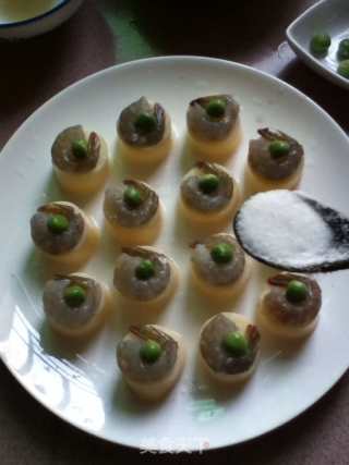 虾仁玉子豆腐的做法步骤：6