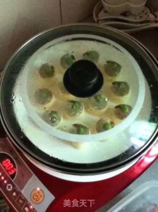 虾仁玉子豆腐的做法步骤：7