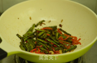 干煸四季豆的做法步骤：8