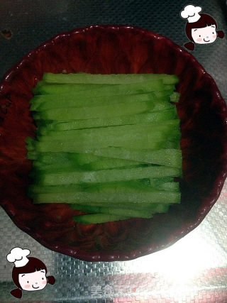 仙草阁私房菜（蔬菜大棚）--新品菜式（青萝卜焙煎沙拉）的做法步骤：3