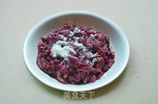 小炒牛肉的做法步骤：3