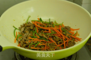 小炒牛肉的做法步骤：10