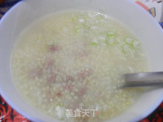 冬季滋补养生佳品--羊肉粥的做法步骤：7