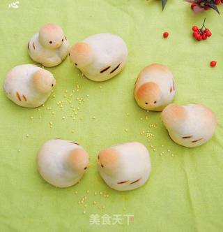 萌翻天的小鸡烧果子的做法步骤：27