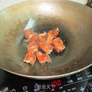 青椒腊鱼排的做法步骤：3