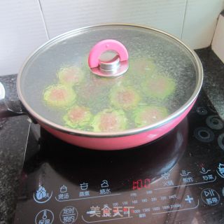 香煎酿苦瓜的做法步骤：8