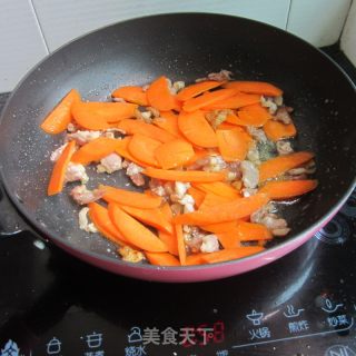 瘦肉红萝卜片的做法步骤：5