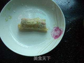 油炸腐竹卷的做法步骤：8