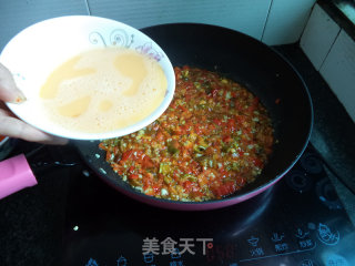 辣椒鸡蛋饼的做法步骤：7
