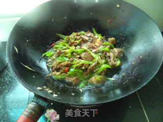 米椒烧羊肉的做法步骤：12