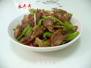 米椒烧羊肉的做法步骤：13