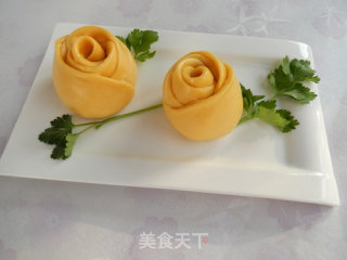 玫瑰花馒头的做法步骤：16