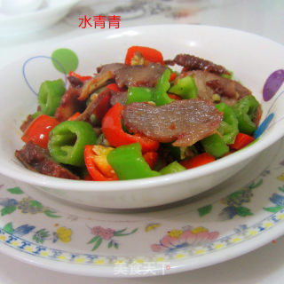 鱼香双椒叉烧肉的做法步骤：10