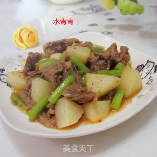 土豆炒牛腩的做法步骤：13