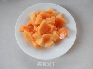 银耳木瓜糖水的做法步骤：4