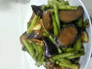 茄子炒豇豆的做法步骤：6