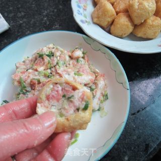 猪肉豆腐盒子的做法步骤：4