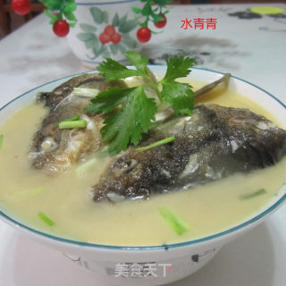 葱香鱼头汤的做法步骤：12