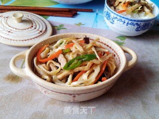 肉丝脆笋的做法步骤：10