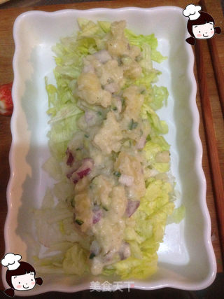仙草阁私房菜（异国风情）--色艺俱全（草莓鲜虾沙拉）的做法步骤：16