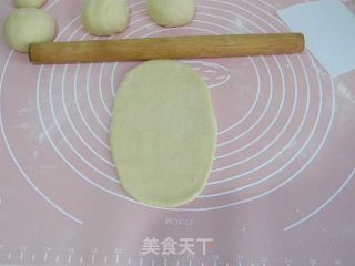 奶黄馅蜗牛面包的做法步骤：7