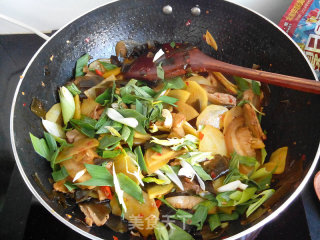 土豆海带炒肉片的做法步骤：8