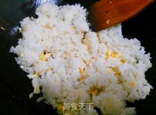 菜脯炒饭的做法步骤：7