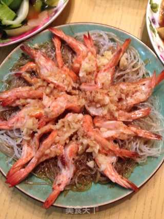 蒜蓉粉丝蒸虾的做法步骤：6