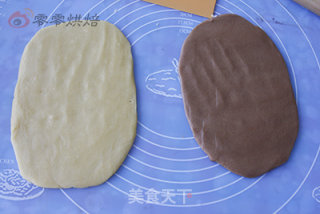 双色饼干卷卷的做法步骤：8