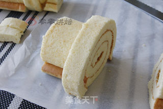 海贼王乔巴戚风蛋糕卷的做法步骤：10