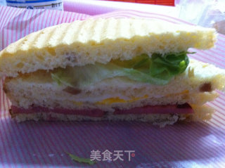 简单美味的火腿三文治的做法步骤：8