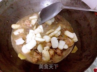 马蹄焖鸡块的做法步骤：6