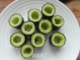 黄瓜酿薯泥的做法步骤：6