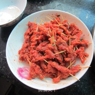 迷你羊肉串的做法步骤：7
